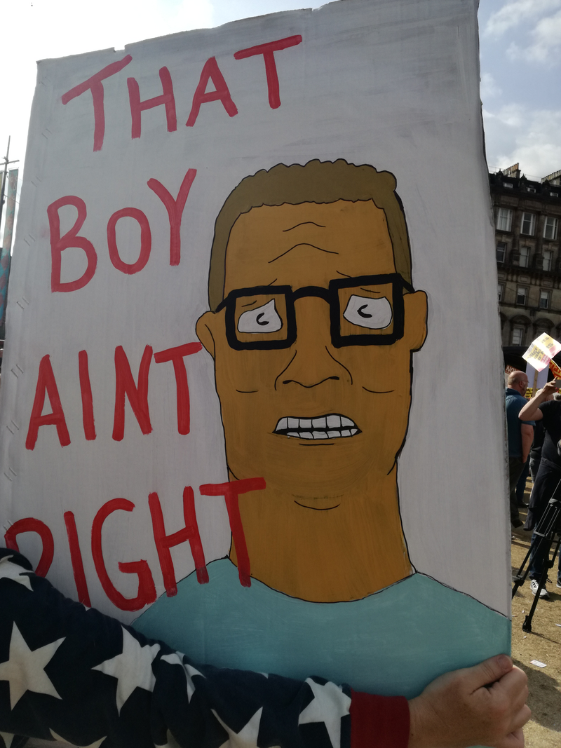 Illustration for article titled Scottish anti-Trump photo dump (long and comprehensive!)